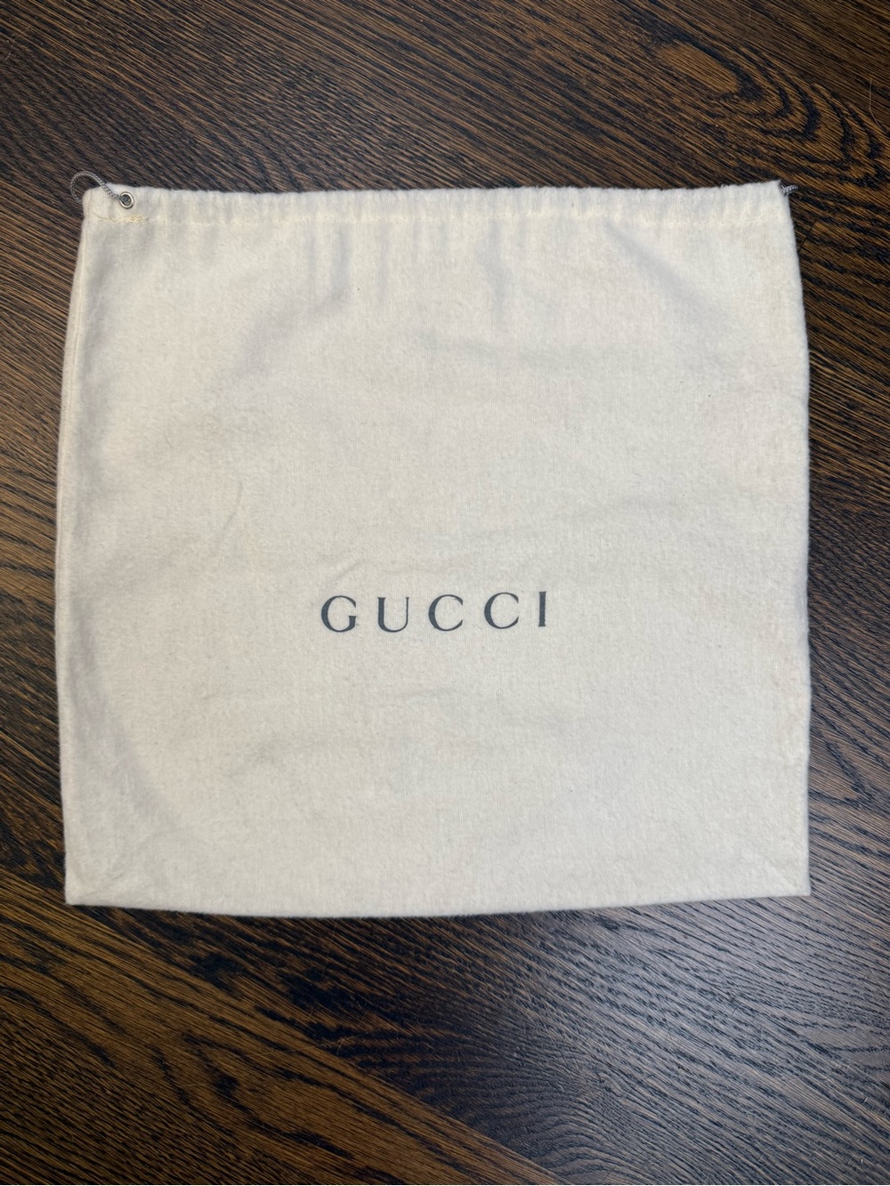 Gucci Flannel Drawstring Dust Bag
